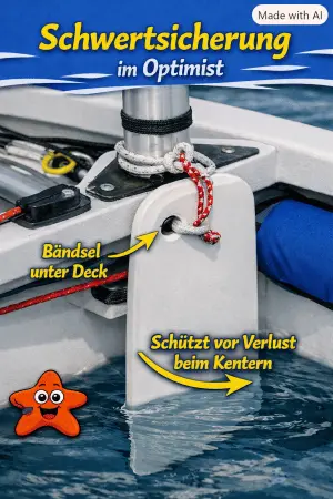 Schwersicherung beim Optimisten