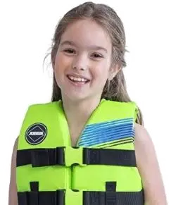 Mädchen mit Schwimmweste