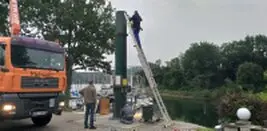 Kran und Slip